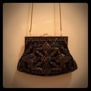 Beautiful vintage style beaded purse